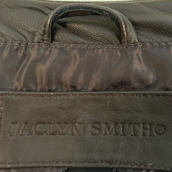 NWOT Chocolate Brown Genuine Leather & Sweater Jacket size XL - Picture 10 of 13